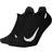Nike Multiplier No-Show Running Socks 2-pack Men - Black/White