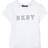DKNY Girls Logo T-Shirt - White (D35R23)