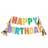 Ginger Ray Garlands Rainbow Happy Birthday Bunting