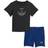 adidas SPRT Shorts & Tee Set - Black (H25237)