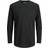 Jack & Jones Organic Cotton Long Sleeved T-shirt - Black/Black