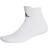 adidas Alphaskin Ankle Socks Unisex - White/Black/White