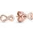 Pandora Sparkling Infinity Stud Earrings - Rose Gold/Transparent