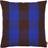 Ferm Living Grand Indvendig pude Chocolate/Bright Blue (50x50cm)