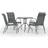 vidaXL 3072523 Havemøbelsæt, 1 borde inkl. 4 stole