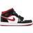 Nike Air Jordan 1 Mid GS - White/Black/Gym Red