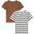 Minymo Basic T-shirt 2-pack - Brown