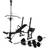 vidaXL Training Bench With Weight Rack Barbell and Dumbbell Set 30.5 kg