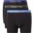 Calvin Klein Modern Structure Cotton Boxer Brief 3-pack - Black With Active Blue/Fatigues/Bayou Blue