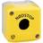 Schneider Electric Trykknapbox tom med 1 hul gul nødstop