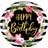 Folat Happy Birthday Hawaii Blomster