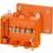 Branddåse Kvik FK9105 0,5-10 5P, orange udv. beslag 200 x 150 mm