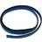 Creativ Company Imiteret læderbånd, B: 10 mm, tykkelse 3 mm, blå, 1m