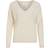 Object Collector's Item Thess Deep V-Neck Knitted Pullover - Sandshell