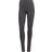adidas Women's Loungewear Essentials High-Waisted Logo Leggings - Dark Gray Heather/Vivid Red
