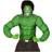 Widmann Grøn Muskelbluse Børnekostume Hulk kostumer
