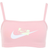 Nike Dri Fit Indy Light-Support Padded Convertible Sports Bra - Pink Glaze/Barely Volt/White