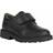 Geox Boy's Shaylax Single Strap Leather School Shoes - Black