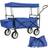 tectake foldable handcart with roof and carrying bag