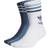 adidas Originals Mid Cut Crew Socks 3-pack - White/Altered Blue/Shadow Navy