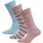 Hummel Alfie Socks 3-pack - Woodrose (214549-4852)