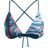adidas Women SH3.RO Wavebeat Triangle Bikini Top - Navy Blue/White