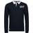 Superdry Long Sleeve Jersey Rugby Shirt- Eclipse Navy