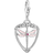 Thomas Sabo Charm Club Collectable Dragonfly Charm Pendant - Silver/Pink/Red/Transparent
