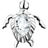 Thomas Sabo Charm Club Single Turtle Ear Stud - Silver/Transparent
