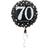 Folieballon Happy Birthday 70 Glimmer