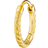 Thomas Sabo Charm Club Single Hoop Rope Earring - Gold