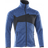 Mascot Knitted Jumper with Zipper - Azure Blue/Dark Navy