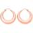 Rosefield Bold Hoops - Rose Gold