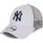 New Era Yankees 9Forty Trucker Cap - White/Grey