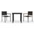 vidaXL 3099413 Patio Dining Set, 1 Table incl. 2 Chairs