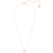 Swarovski Bella V Pendant Necklace - Rose Gold/Transparent