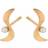 Pernille Corydon Ocean Wave Earrings - Gold/Pearl