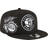 New Era Brooklyn Nets Back Half 9Fifty Snapback Adjustable Cap - Black/White