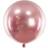 PartyDeco Bubble Ballon Chrome Rosa Guld