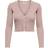 Jacqueline de Yong Donnel Short Knitted Cardigan - Grey/Shadow Gray