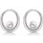 Støvring Design Earrings - Silver/White
