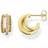 Thomas Sabo Plated Colourful Stone Hoop Earrings CR663-973-7