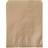 Brødpose, brun papir, 25x33 cm 2x500stk Brødkasse