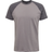 Urban Classics Raglan Contrast T-shirt - Grey/Charcoal