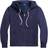 Polo Ralph Lauren Women's Hooded Zipped Sweatshirt - Navy Blue