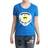 Moschino Women's Cotton Sunny Milano Print Tops T-Shirt TSH5067-40 IT44