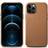 Icarer Original Real Leather Back Cover for iPhone 12 mini