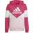 adidas Colorblock Fleece Hoodie - Team Real Magenta/Clear Pink/White (HN8554)