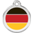 Red Dingo Hundetegn Tysk flag Large