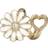 Christina Collect Charms Marguerite Heart - Gold/Diamond